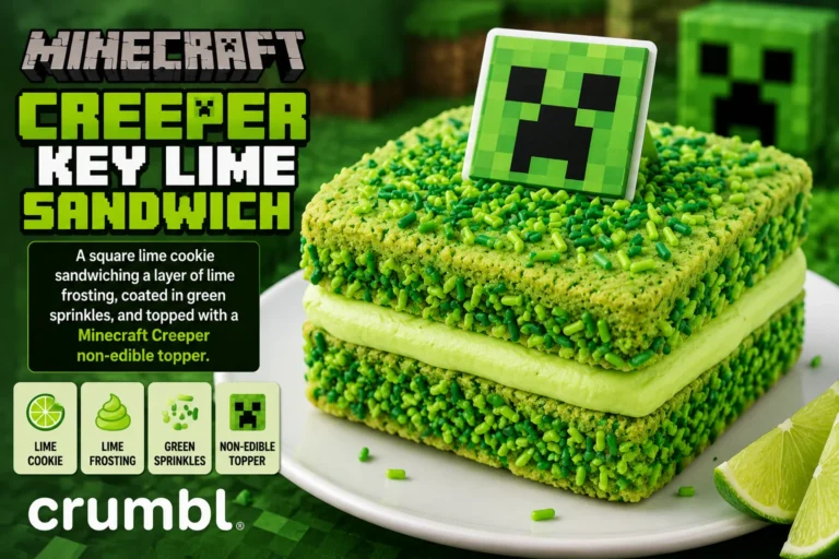 minecraft creeper key lime sandwich